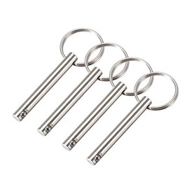 sourcing map Quick Release Pin 6mmX50mm Marine Hardware for Boat Bimini Top Deck Hinge 4Pcs