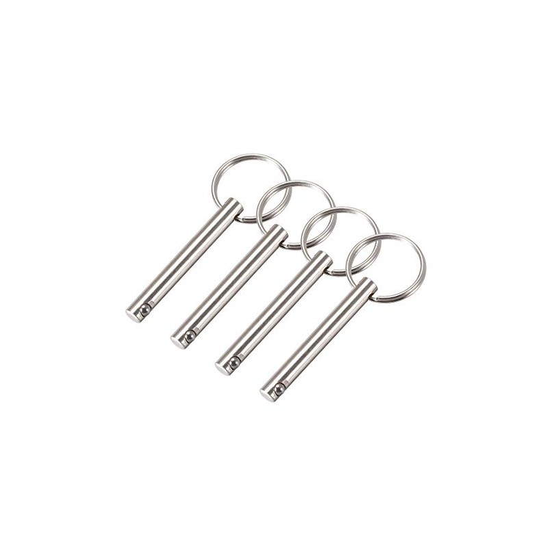 sourcing map Quick Release Pin 6mmX50mm Marine Hardware for Boat