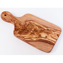 Carthage Trade Gallery - Olive Wood Chopping Board - Olive Wood Board - Rustic Cheese Board - Bread Board - Length: Approx. 30 cm - Handmade