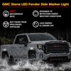 POPMOTORZ 4PCS LED Fender Side Marker Light for 2020-2023 GMC