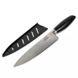 Thyme &Table Non-Stick Coated High Carbon Stainlless Steel Damascus Chef's Knife