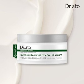Dr. Ato 가려움개선 기능성인증 인텐시브 모이스춰 에센스 인 크림 대용량 얼굴 바디 겸용 200ml Intensive Moisture Essence in Cream for Itch Relief Functional Certification, Large Capacity, Face and Body Use, 200ml