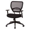 SPACE Air Grid Mid-Back Swivel Chair, Black, 20-1/2 x 19-1/2
