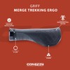 CONTEC Merge Trekking Ergo Bicycle Grip 96/140mm D3 Tri-Component Rubber