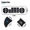 AC Dash Button Repair Kit, AC Dash Switch Label Replacement