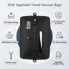 Vacuum Bags for Travel - 2026 Upgraded with Built-in 50KPa