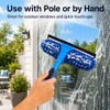 2-in-1 Window Cleaning Kit with Bucket, Extension Pole & Squeegee