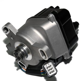 MAS - Distribuidor de encendido con tapa y rotor compatible con Acura Integra 1.8L DOHC no Vtec 1992-1995, solo reemplazo para TD-55U TD46U 30100-PR4-A12 30100-P75-A02