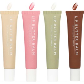 Bálsamo Labial Con Color, 4 Unidades, Hidratante Natural, Con Manteca De Karité, Ideal Para Labios Secos.