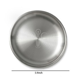 Plato ritual de acero inoxidable ideal para uso en altar, uso ritual, quemador de incienso, tazón de difuminación, tazón de decoración, tazón de oferta (diosa de la fertilidad)