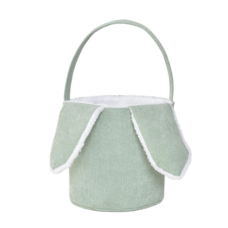 Long Ear Easter Buckets - Bunny Plush Egg Hunt Basket