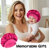HekouJiub 6Pcs Kids Silk Bonnet for Sleeping, Adjustable Child Satin