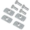 Camotokiit 4 Set Truck Bed Rail Bolts Nuts Cargo Tie