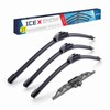 ICEXSNOW® 16"/14"/14"+10" Front and Rear Windshield Wiper Blades Replacement for