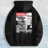 Daily Hustle Newspaper Graphic Hoodie 100% Cotton US Warehouse 7