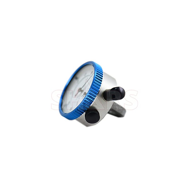 Shars 5mm Dial Indicator White Face .01mm Graduation, AGD1 Lug