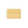 Demin Design Premium Round Bamboo Cutting Board, Heavy Duty Bamboo
