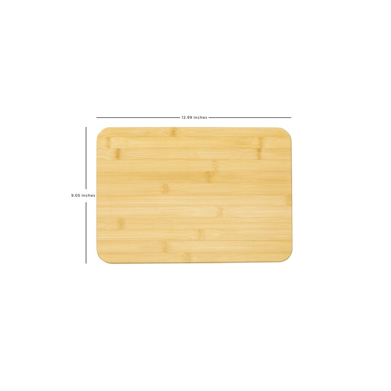 Demin Design Premium Round Bamboo Cutting Board, Heavy Duty Bamboo