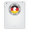 DestinationVinyl 2 x Germany German Flag Map Sticker, 10cm x