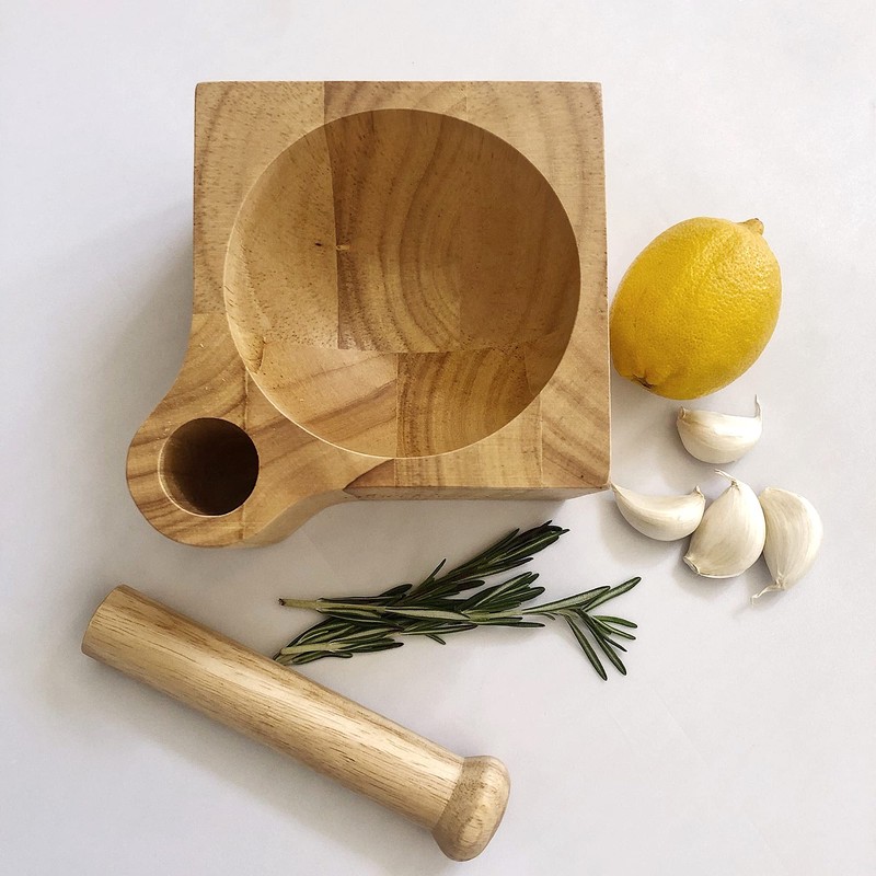 Pestle & Mortar Set - Kitchen Essential for Fast &