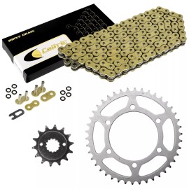 Caltric Gold O-Ring Drive Chain & Sprockets for Kawasaki Ex300 Ninja 300 Abs 2013-2016