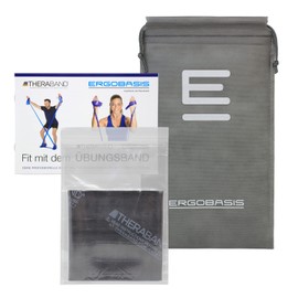 Thera-Band® original Übungsband + Übungsbuch gratis (schwarz (spezial stark))