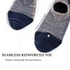 Mottee&Zconia No Show Socks for Men/Women Short Cotton Casual Anti-Skid