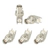 Superbat BNC Connector 50ohm BNC Female Jack Connector 5Pcs BNC