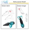 C.JET TOOL Precision Braided Fiber Optic Scissors, Wire Kevlar Cutter,