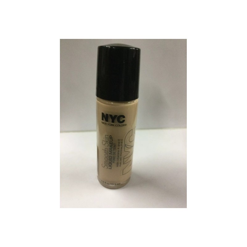 NYC New York Color Smooth Skin Liquid Makeup foundation NUDE.