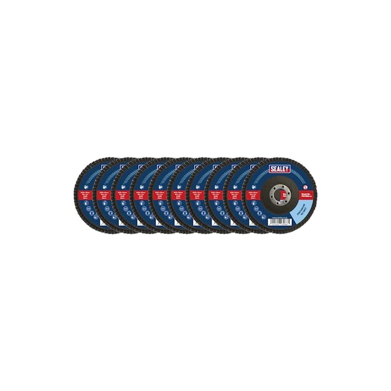 Ø115mm Zirconium Flap Discs Ø22mm Bore - Assorted Grit -