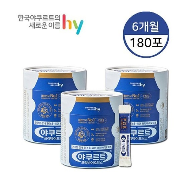 Korea Yakult hy Yakult Prebiotics 3 bottles (6 months' supply)
