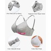 HACI Women's Front Closure Cotton Bra Full Coverage Wirefree Unpadded