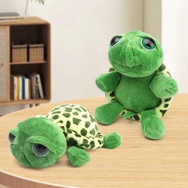 VOSSOT Cuddly Toy Turtle, 28 cm Cute Sea Turtle Plushie Soft Environmentally Friendly for Cuddling & Playing, Sea Turtle Stuffed Toy for Cuddly Corner Children's Room Bedroom Decoration