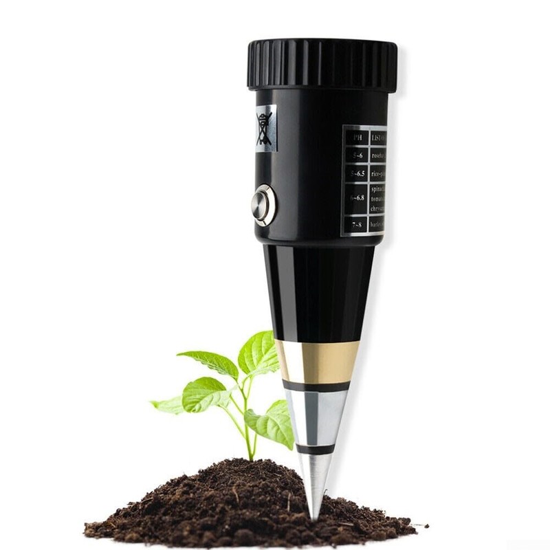 Professional Soil PH Tester Hygrometer, Moisture Meter for Vineyards, Greenhouses,