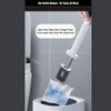 CBUCKS Disposable Toilet Brush – Silicone Head, Hands-Free Wet Wipe