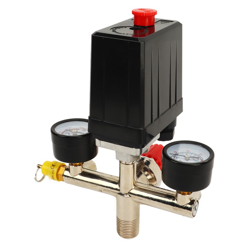 Air Compressor Pressure Switch Dual Regulator Automatic Pressure Control Valve
