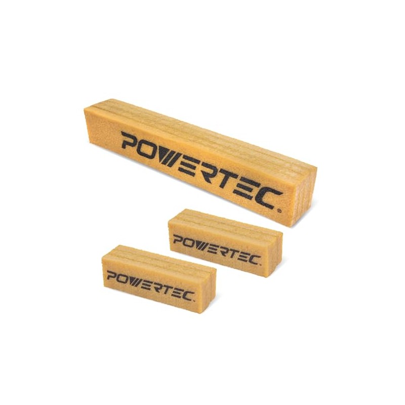 POWERTEC Abrasive Cleaning Sticks 12" and 4-1/2“ Set for Sanding