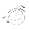 Zieichy 1Pair Convertible Top Side Tension Hold Down Cables For