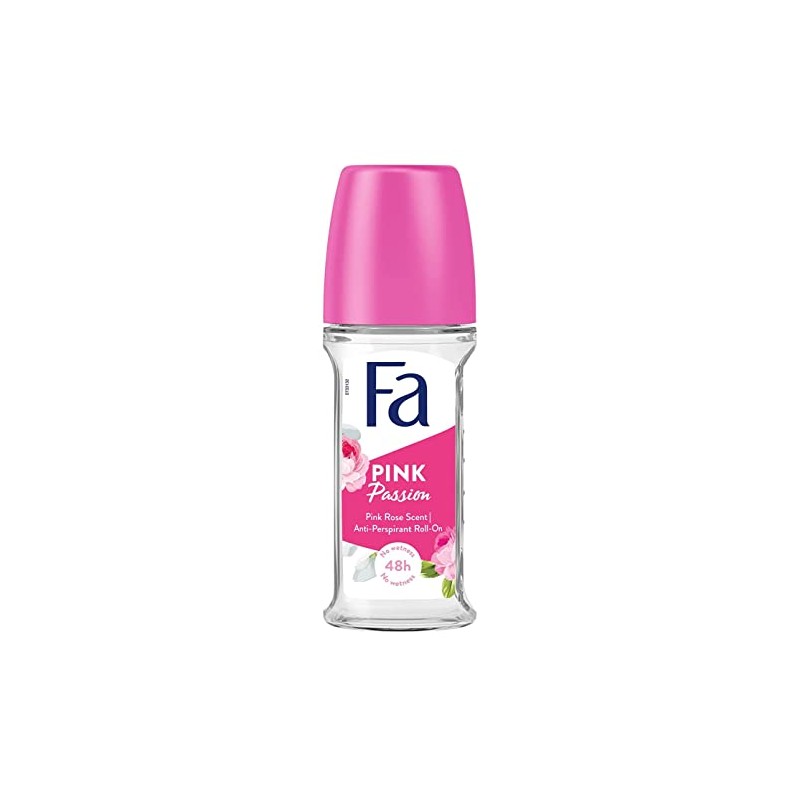 Fa Deodorant 1.7 Ounce Roll-On Pink Passion (50ml) (2 Pack)