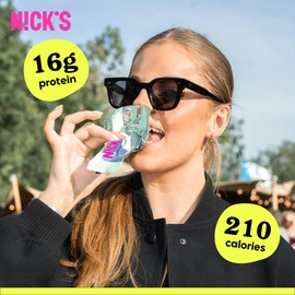 Nick’s Protein Bars Crispy Cookie Chocolate – 12-Count Box | High Protein, Low Calories, Low Carbs, Keto Friendly, No Added Sugar (12 bars x 50g)