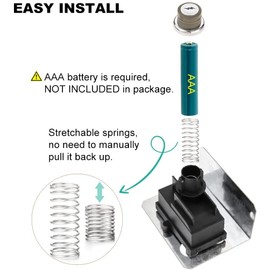 Hicello Electronic Igniter Gas Igniter Kit Replacement for Weber 67847 Grill Igniter Kit Replacement Genesis 300 Series (2008-2010) E/S-310 & 320, EP/CEP-310,320 with Side Control Panel (2 Outputs)