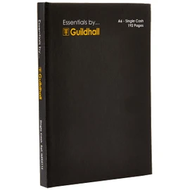 Exacompta - Ref GES411Z - Guildhall - Essentials Single Cash Account Book, A6, 148 x 105mm, 192 Pages of 80gsm Pre-Printed Paper - Receipts, Expenses, Summaries
