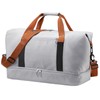 YOETEY Carry-on Suitcase, Backpacks, gray