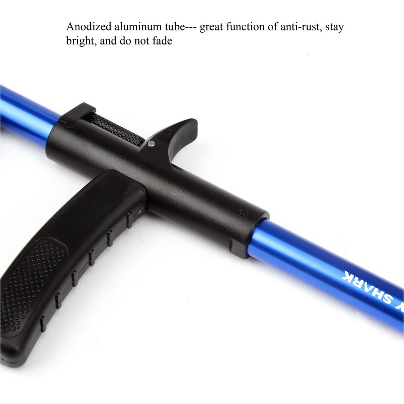 Crazy Shark Hook Remover Aluminum Fish Hook Remover Extractor 9.6in