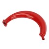 Exhaust Muffler Red Exhaust Silencer Pipe Half Moon Shape 40mm