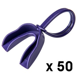 CHAMPRO Mouthguard with Strap, Adult, Purple