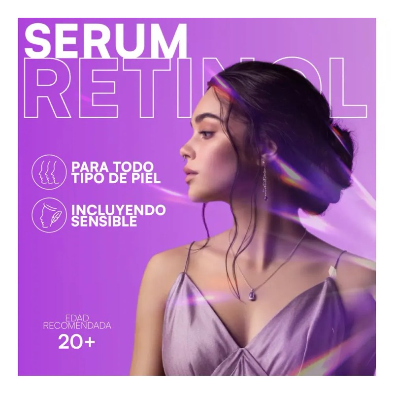 Mist Jewel Serum Facial Retinol (vit A), Ácido Hialurónico,