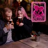 Whfobfe Skeleton Lover Neon Sign Led Neon Lights Neon Signs