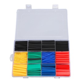 ANKROYU Heat Shrink Tubing Kit 530PCS Marine Grade Wire Shrink Wrap 5 Colors 8 Sizes PVC Tubing for Electrical Insulation and Cable Protection Black Red Blue Yellow Green